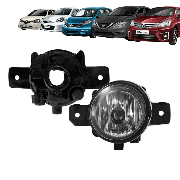 Farol Milha Universal Esquerdo Clio Versa Sentra Livina March 03 04 05 06 07 08 09 10 11 12 13 14 15 16