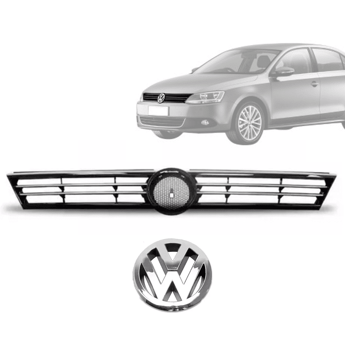 Grade Dianteira Jetta 2011 2012 2013 2014 com Emblema