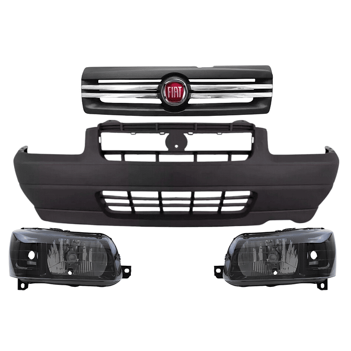 Kit Parachoque Dianteiro Uno 2009 2010 2011 2012 2013