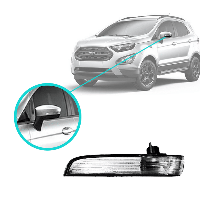 Pisca Retrovisor Esquerdo Ecosport 2013 2014 2015 2016 2017
