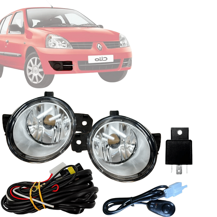 Kit Farol de Milha Clio 2006 2007 2008 2009