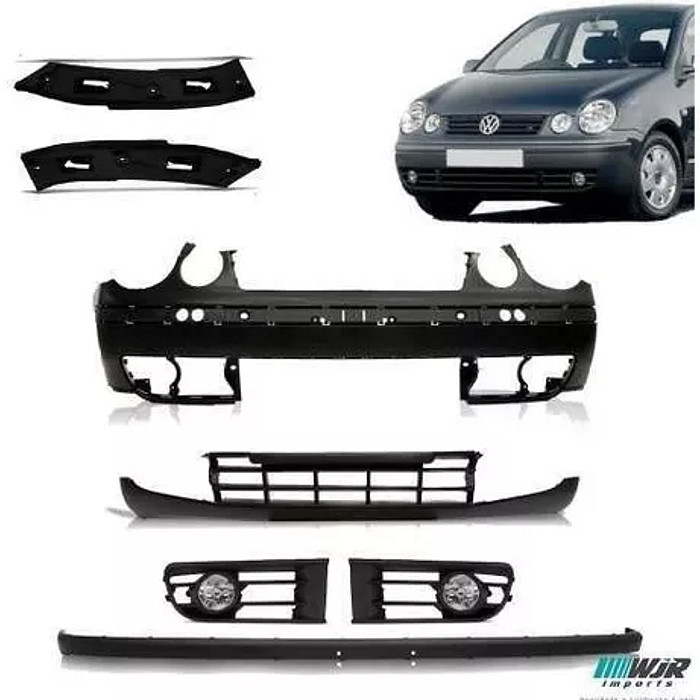 Kit Parachoque Dianteiro Completo Polo 2003 2004 2005 2006