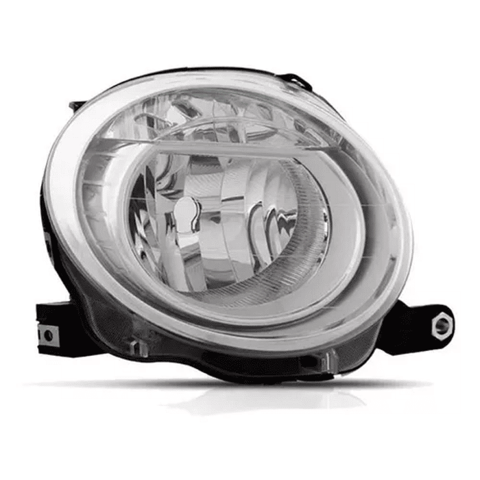 Farol Direito Superior Fiat 500 2008 2009 2010 2011 2012 2013 2014 Elétrico C/Motor