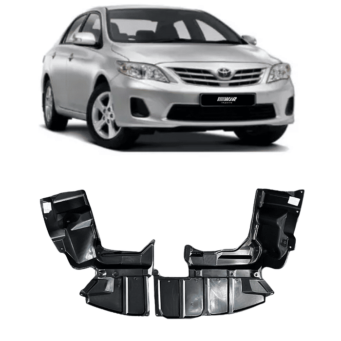 Par Defletor Parachoque Corolla 2009 2010 2012 2013