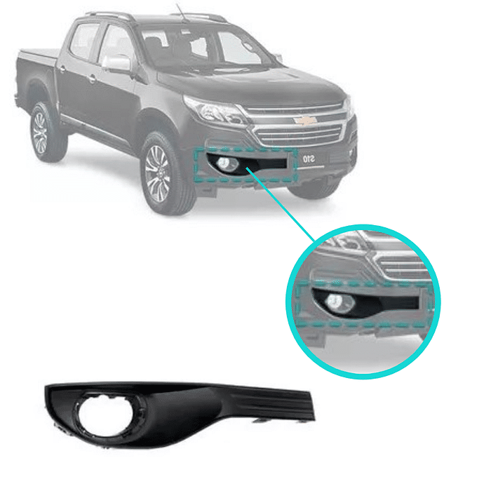 Moldura Milha Direito S10 2017 2018 2019