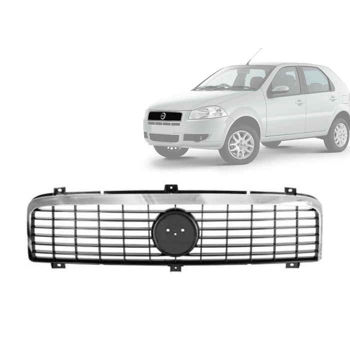 Grade Dianteiro Palio Siena 2008 2009 2010 2011 2012 Superior C/ Mold. Cromada