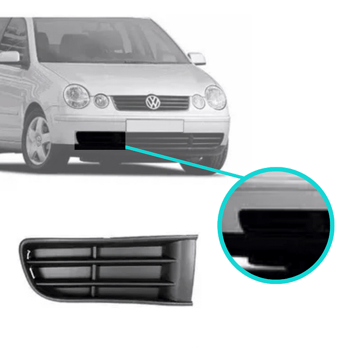 Moldura Milha Direito Polo 2003 2004 2005 2006 S/ Furo