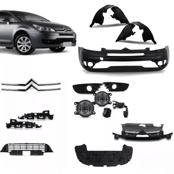Kit Parachoque Dianteiro Completo C4 2008 2009 2010 2011 2012