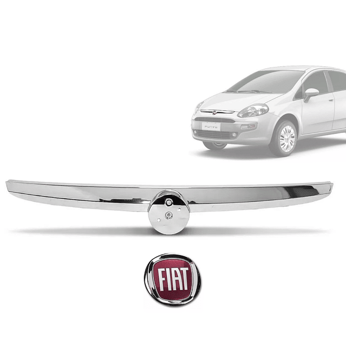 Grade Dianteira Completa Punto 2013 2014 2015 2016