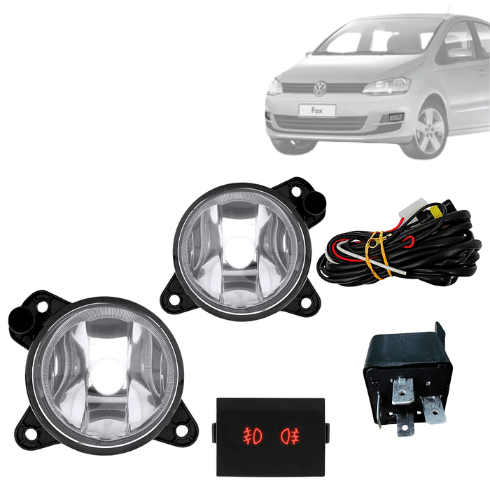 Kit Farol de Milha Fox 2010 2011 2012 2013