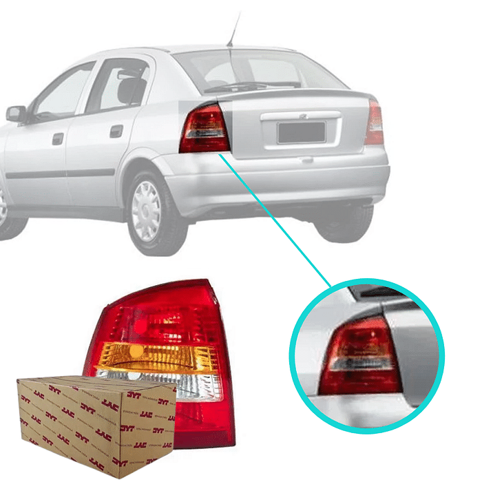 Lanterna Traseira Esquerdo Astra 98 99 2000 2001 2002 Hatch Tricolor