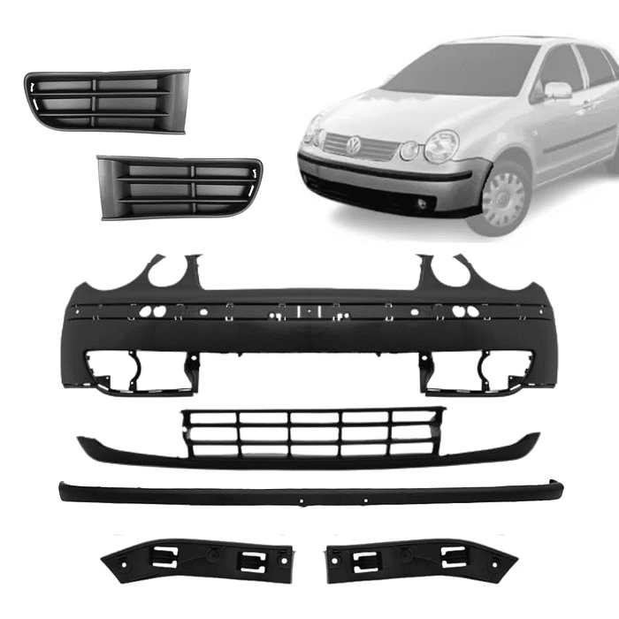 Kit Parachoque Dianteiro Polo 2003 2004 2005 2006
