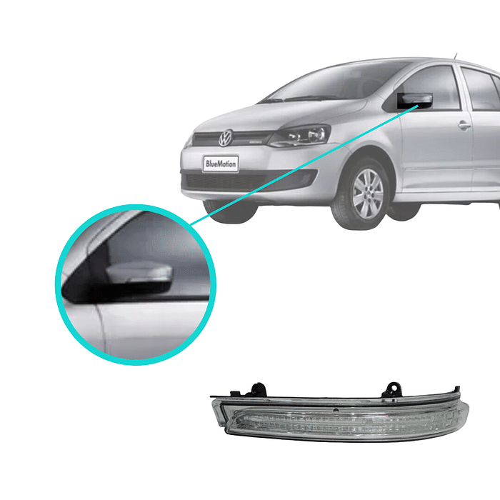 Pisca Retrovisor Esquerdo Fox Spacefox 2011 2012 2013 2014