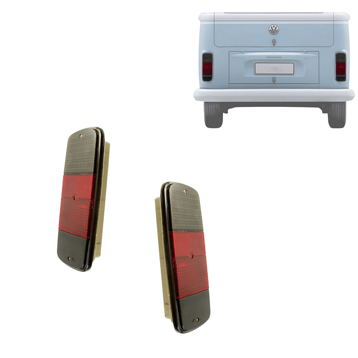 Par Lanterna Traseira Kombi Clipper 1976 a 2014 Fume