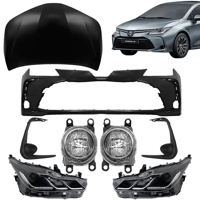 Kit Parachoque Dianteiro Corolla 2020 2021 2022 2023
