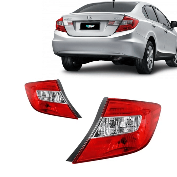 Conjunto Lanterna Traseira Honda Civic 2012 2013 2014