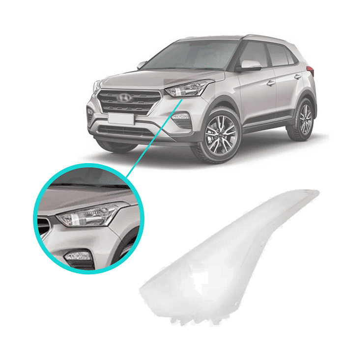 Lente Farol Esquerdo Creta 2017 2018 2019 2020