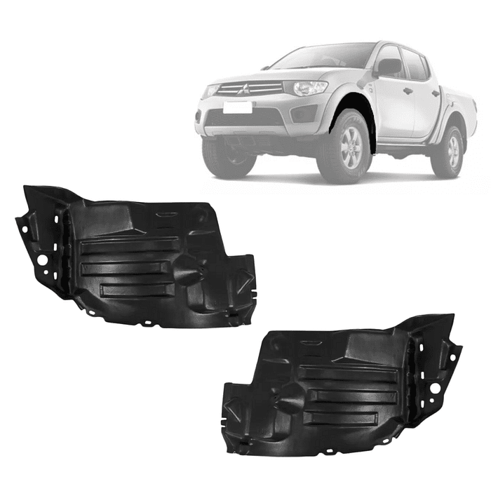 Par Parabarro Dianteiro L200 Triton 2008 2009 2010 2011 2012 2013 2014 2015