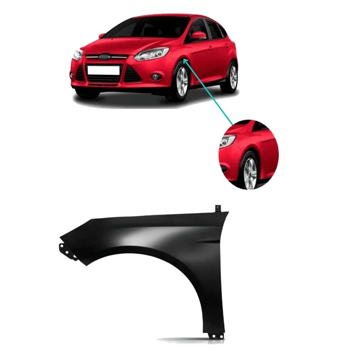 Paralama Esquerdo Focus 2014 2015