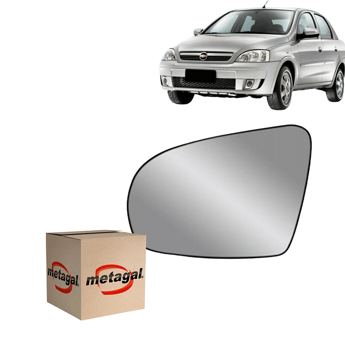 Lente Retrovisor Esquerdo Corsa 1994 1995 1996 1997 1998 1999 2000 2001 2002 2003 2004 2005 2006 2007 2008 2009 2010 2011