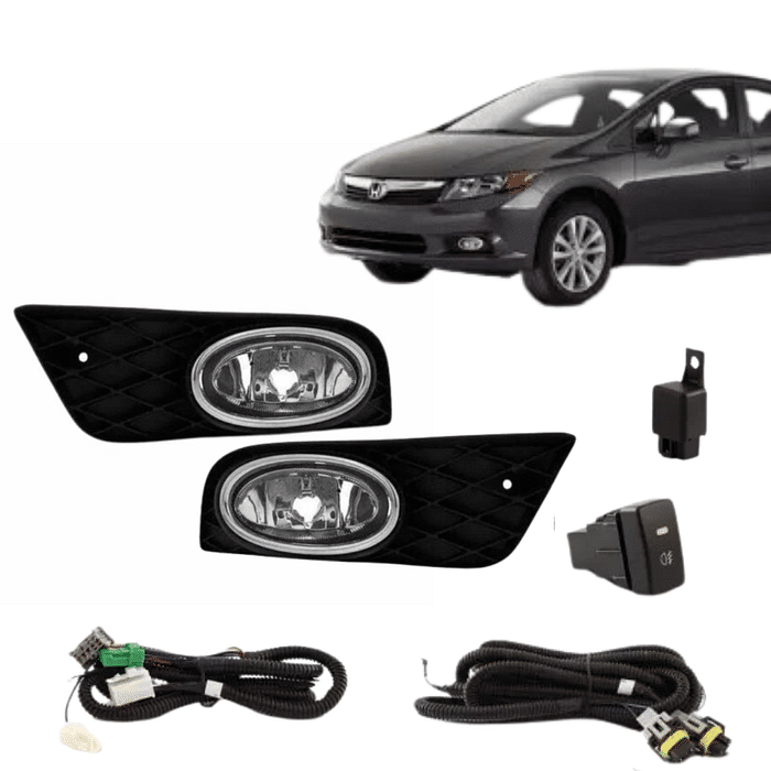 Kit Farol Milha Civic 2012 2013 2014