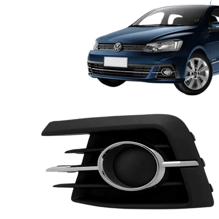 Moldura Esquerdo Gol Voyage G7 2016 2017 2018 S/ Furo C/ Friso Cromado