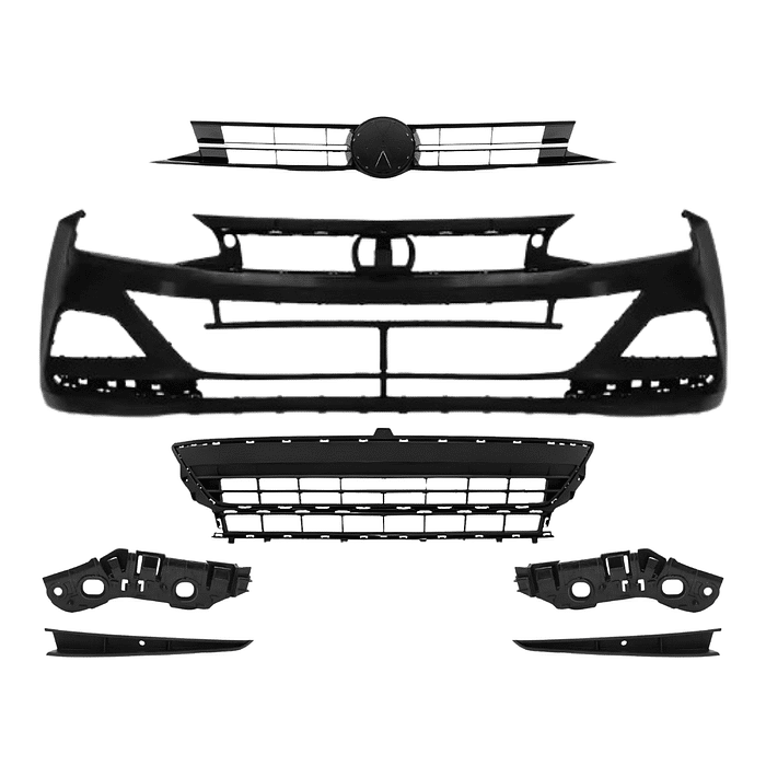 Kit Parachoque Completo Polo 2017 2018 2019 2020