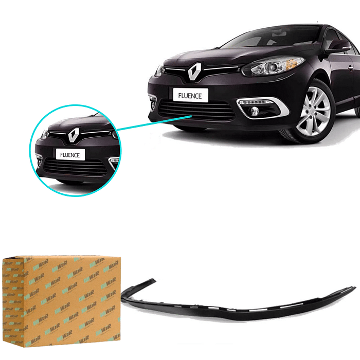 Saia Spoiler Dianteira Fluence 2015 2016 2017