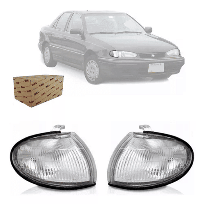 Par Lanterna Dianteira Pisca Elantra 95 96 TYC