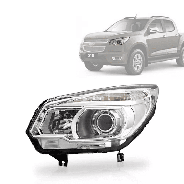 Farol Esquerdo S10 2012 2013 2014 2015 Ltz Cromado