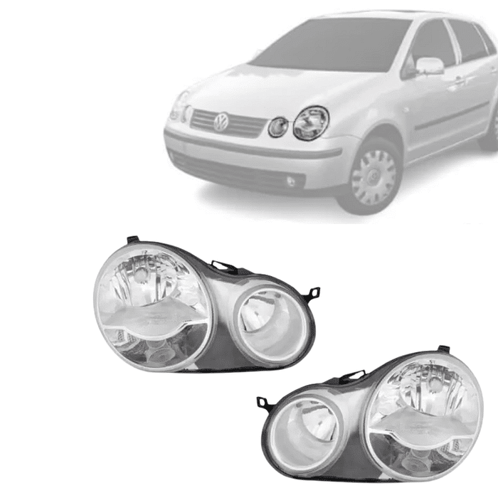 Par Farol Polo 2003 2004 2005 2006 Cromado