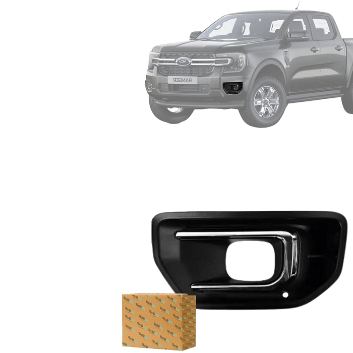 Moldura Milha Esquerdo Ranger 2024 2025 Cromado