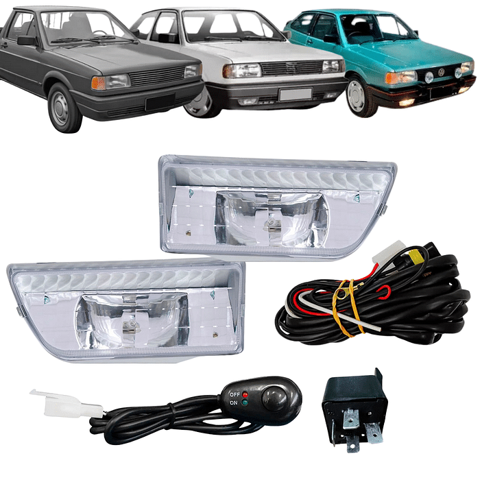 Kit Farol de Milha Gol 1987 1988 1989 1990 1991 1992 1993 1994