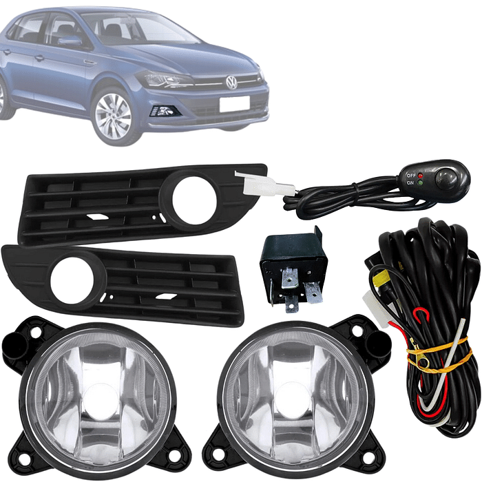 Kit Farol de Milha Polo 2007 2008 2009 2010 2011