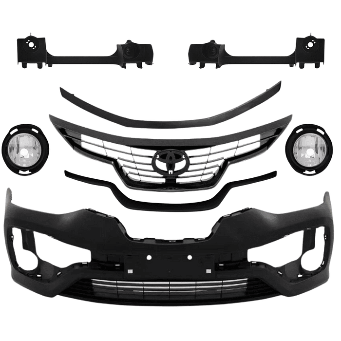 Kit Parachoque dianteiro Etios 2017 2018 2019 2020 2021