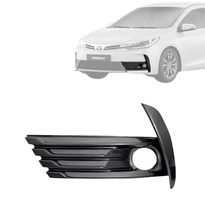 Moldura Grade  Milha Esquerdo Corolla 2018 2019