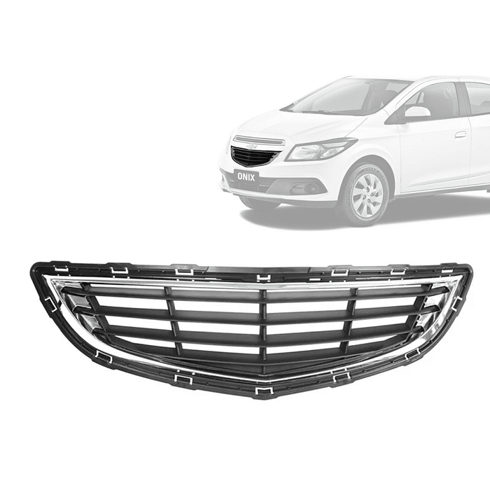 Grade Dianteira Onix 2012 2013 2014 2015 2016 Inferior C/ Friso Cromado