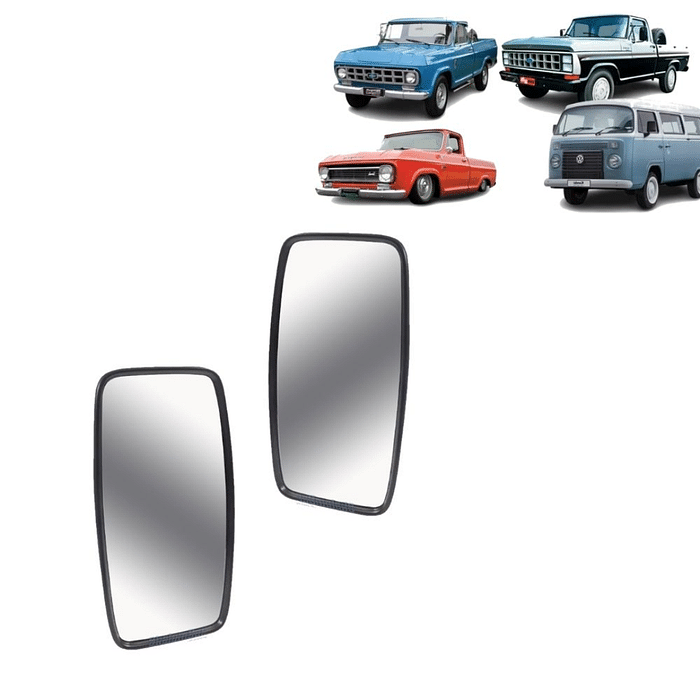 Retrovisor D/E Kombi Clipper F1000 F4000 Chevrolet A10 C10 C14 D10 Veraneio