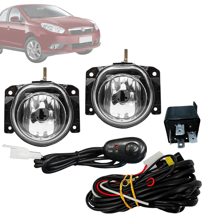 Kit Farol de Milha Grand Siena 2012 2013 2014