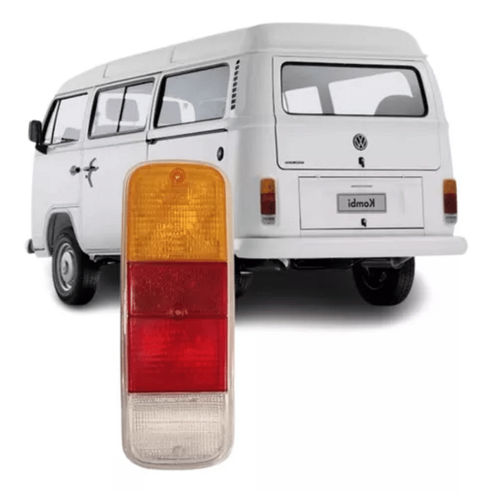 Lanterna Traseira Kombi 1976 a 2014 Tricolor