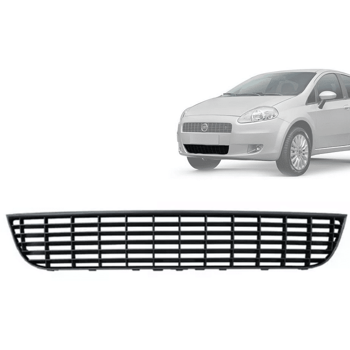 Grade Dianteira Punto 2007 2008 2009 2010 2011 Preta Inferior