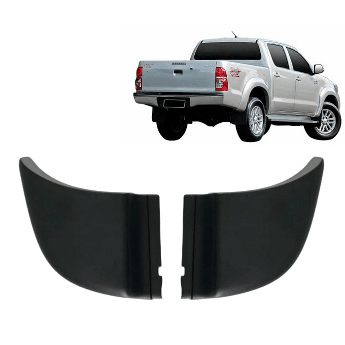 Par Ponteira Pisante Parachoque Hilux 2005 2006 2007 2008 2009 2010 2011 2012 2013 2014 2015