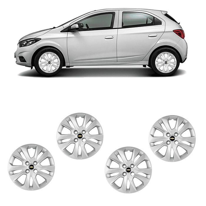 Jogo Calota Aro 15 Onix 2017 2018 2019 2020