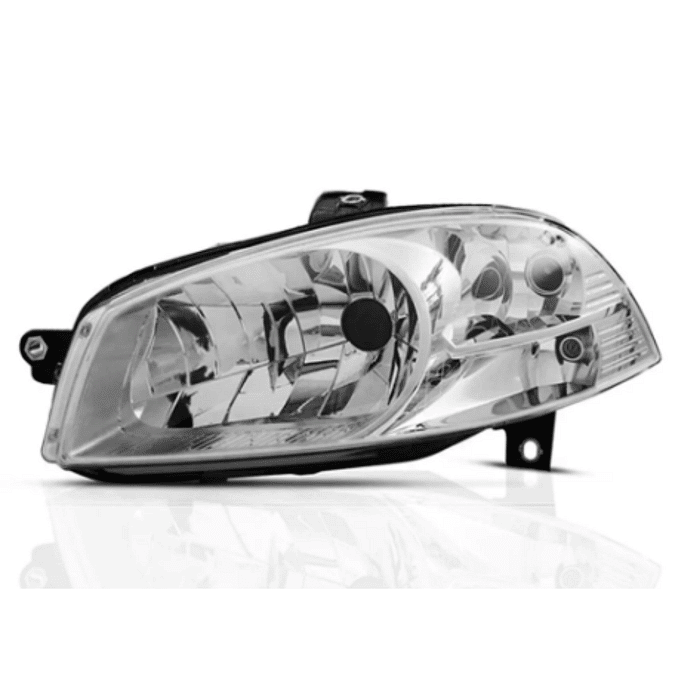 Farol Esquerdo Palio Siena 2008 2009 a 2014 Reto Cromado