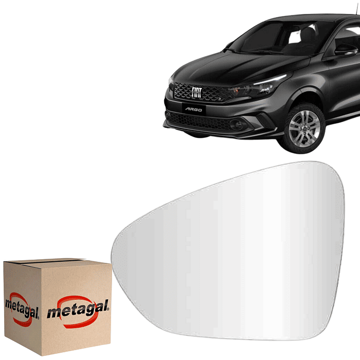 Lente Retrovisor Esquerdo Argo 2017 2018 2019 2020 A 2024