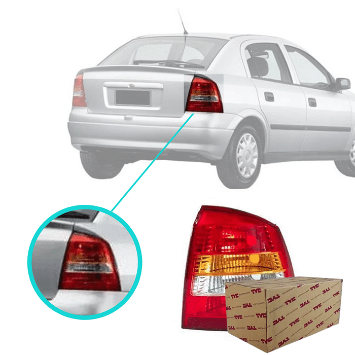 Lanterna Traseira Direito Astra 98 99 2000 2001 2002 Hatch Tricolor