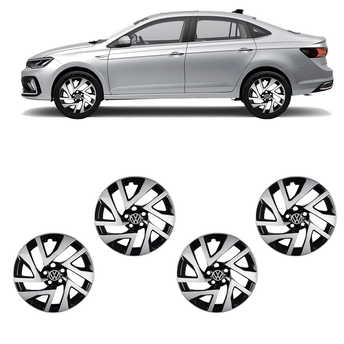 Jogo Calota Aro 15 Virtus 2023 2024 2025 Esportiva