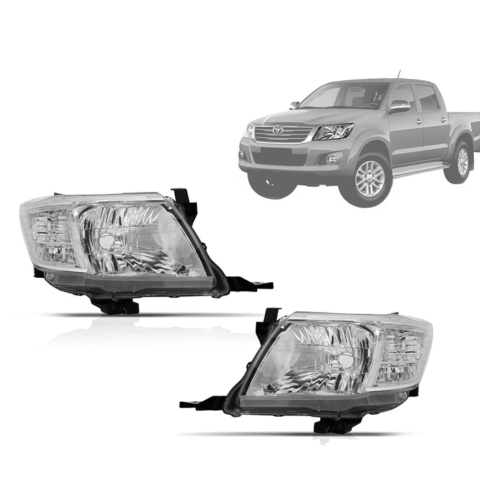 Par Farol Direito Hilux Pick Up 2012 2013 2014 2015
