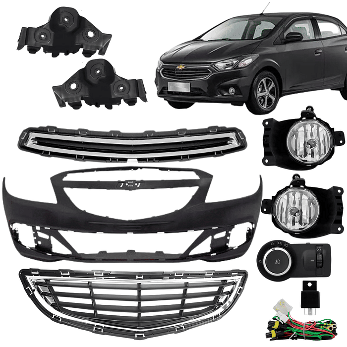 Kit Parachoque Prisma E Onix 2012 2013 2014 2015 2016