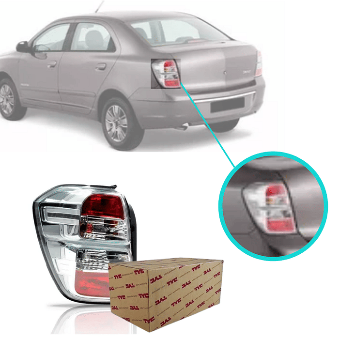 Lanterna Traseira Esquerdo Cobalt 2012 2013 2014 2015 Fume